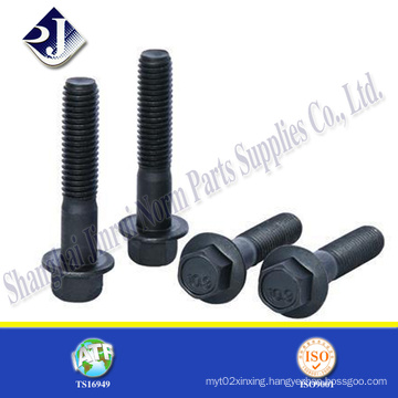 Ts16949 Certificate Product Hex Flange Bolt with Black
